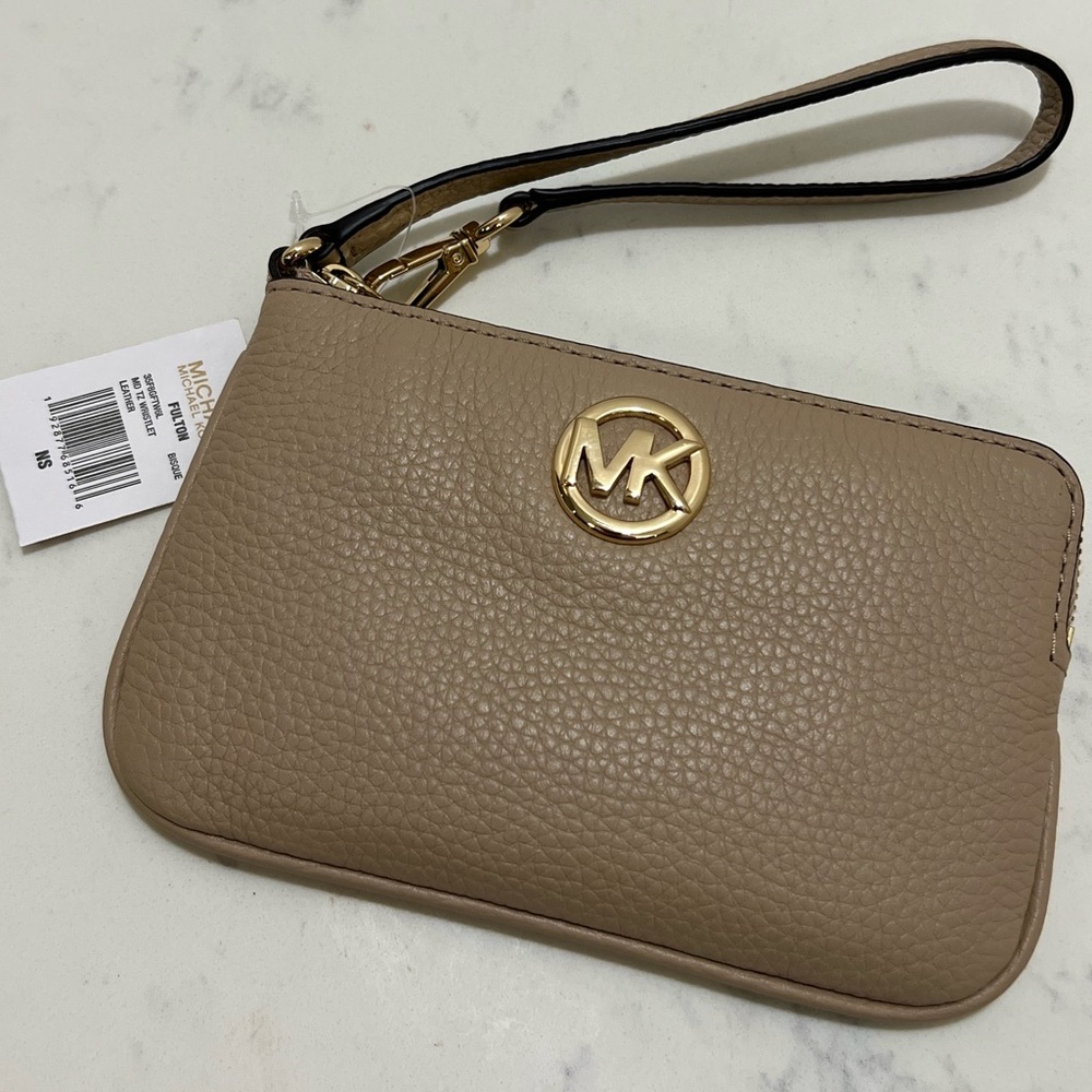 Michael Kors Tan Wristlet - Picture 1 of 8